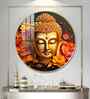 Buddha Spiritual Awakening Acrylic Round Wall Art