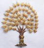 Yug Iron Decorative Tree Wall Art With LED In Gold