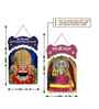 Set of 2  Khatu Shyam Ji Wooden Wall Hanging