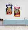 Set of 2  Khatu Shyam Ji Wooden Wall Hanging