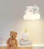 Buddy Bear Cloud Wall Light Resin Body Tri-Color LED Cute Decorative Wall Lamp for Kids Room Nursery