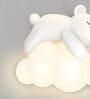 Buddy Bear Cloud Wall Light Resin Body Tri-Color LED Cute Decorative Wall Lamp for Kids Room Nursery