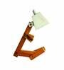 Glasper Brown Wood Shade Kids Lamp