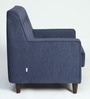 Buena Lounge Chair In Navy Blue Colour