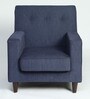 Buena Lounge Chair In Navy Blue Colour