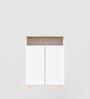 Buffet Cabinet Sideboard In White And Canyon Oak Colour