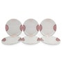 Buffet Plate Set   Festive 12.5  , Stain Free, Glazed Finish, Pure Melamine ,6 Nos.