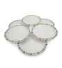 Buffet Plate Set   Garden Flower 12.5  , Stain Free, Glazed Finish, Pure Melamine ,6 nos.