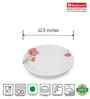 Buffet Plate Set   Orchid Blossom 12.5  , Stain Free, Glazed Finish, Pure Melamine ,6 nos.