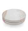 Buffet Plate Set   Rainbow 12.5  , Stain Free, Glazed Finish, Pure Melamine ,6 nos.