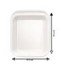 Set of 6 Buffet Rectangular Plate 16.2 X 13.3 Cm