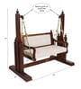 Buji Solid Wood Swing in Walnut Colour
