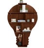 Bulb Shape Backlit Designer Wooden Wall Shelf