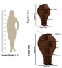 Bulb Shape Backlit Designer Wooden Wall Shelf
