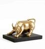 Bull Gold Resin Figurine