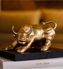 Bull Gold Resin Figurine