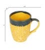 Bumblebee Black and Yellow  Ceramic (Set of 4) Tea Cups