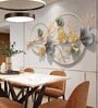 Bunch Of Flowers Gold Iron Wall Art