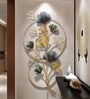 Bunch Of Flowers Gold Iron Wall Art
