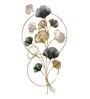 Bunch Of Flowers Gold Iron Wall Art