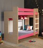 Multi Flexi Bunk Bed with Display Shelves in Pink