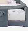 Bunny Boucle Kids Toddler Bed In Blue Colour
