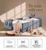 Bunny Boucle Kids Toddler Bed In Blue Colour
