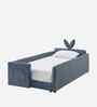 Bunny Boucle Kids Toddler Bed In Blue Colour