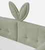 Bunny Boucle Kids Toddler Bed In Green Colour