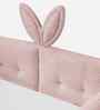 Bunny Boucle Kids Toddler Bed In Pink Colour