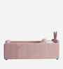 Bunny Boucle Kids Toddler Bed In Pink Colour