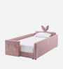 Bunny Boucle Kids Toddler Bed In Pink Colour