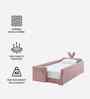 Bunny Boucle Kids Toddler Bed In Pink Colour