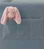 Bunny Boucle Kids Twin Bed In Blue Colour