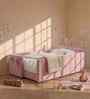 Bunny Boucle Kids Twin Bed In Pink Colour