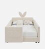 Bunny Kids Toddler Bed In Beige Colour