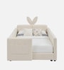 Bunny Kids Twin Bed in Beige Colour
