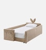 Bunny Kids Twin Bed With Box Storage In Camel Colour