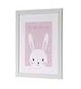 Bunny Multicolour Canvas Set Of 1 Wall Art