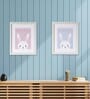 Bunny Multicolour Canvas Set Of 1 Wall Art