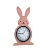 Bunny Rabbit Silent Kids Wall Clock With Glass