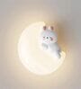 Bunny Rabbit Wall Light Resin Body Tri-Color LED Cute Decorative Wall Lamp for Kids Room Bedroom