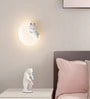 Bunny Rabbit Wall Light Resin Body Tri-Color LED Cute Decorative Wall Lamp for Kids Room Bedroom