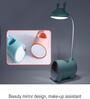 Bunny Soft Light Rechargable LED Study Desk Lamp (Teal Green)