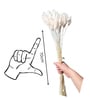 Bunny Tails White Dried Flowers Set of 50 Stems