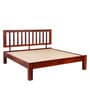 Buren Sheesham Wood King Size Bed In Honey Oak  Finish