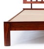Buren Sheesham Wood King Size Bed In Honey Oak  Finish