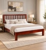 Buren Sheesham Wood King Size Bed In Honey Oak  Finish