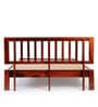 Buren Sheesham Wood King Size Bed In Honey Oak  Finish