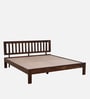 Buren Sheesham Wood King Size Bed In Provincial Teak Finish